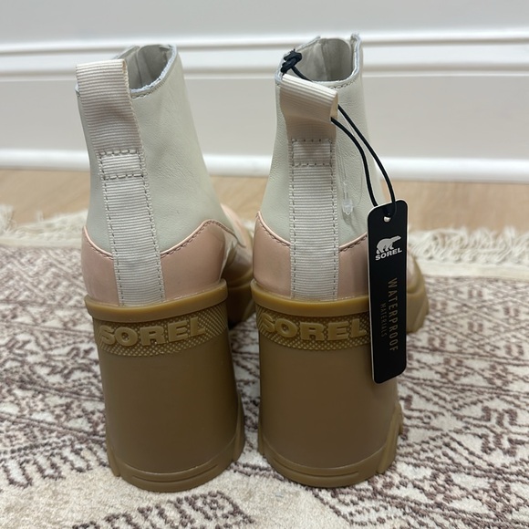 NWT Sorel BREX waterproof leather patent toe platform chunky boots US 9 euro 40 - Picture 5 of 8